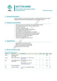ACTT2X-800E Datasheet Cover