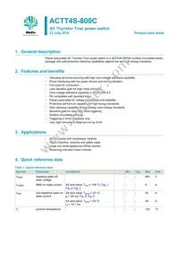 ACTT4S-800C Datasheet Cover