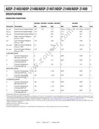 AD21488WBSWZ402 Datasheet Page 18