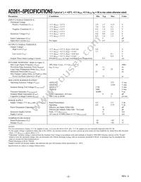AD261BND-5 Datasheet Page 2