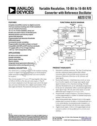 AD2S1210ASTZ-RL7 Datasheet Cover