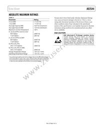 AD2S44-TM11B Datasheet Page 5