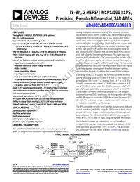 AD4002BRMZ-RL7 Datasheet Cover