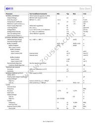 AD4111BCPZ-RL7 Datasheet Page 6