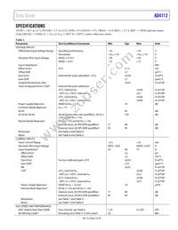 AD4112BCPZ-RL7 Datasheet Page 5