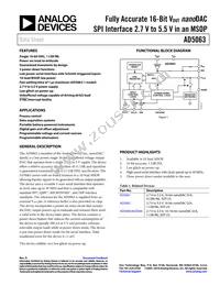 AD5063BRMZ-1-REEL7 Datasheet Cover