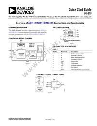 AD5113BCPZ10-500R7 Datasheet Cover