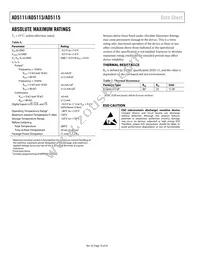 AD5113BCPZ80-500R7 Datasheet Page 10