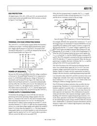 AD5170BRM10-RL7 Datasheet Page 17