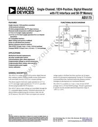 AD5175BRMZ-10-RL7 Datasheet Cover