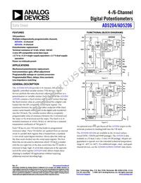 AD5206BRU10-REEL7 Datasheet Cover
