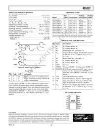 AD5222BRZ50 Datasheet Page 3