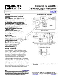 AD5259BCPZ50-R7 Datasheet Cover