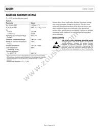 AD5259BCPZ50-R7 Datasheet Page 6