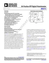 AD5273BRJZ1-R2 Datasheet Cover