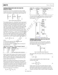 AD5273BRJZ1-R2 Datasheet Page 14
