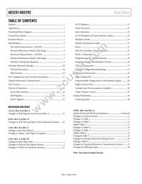 AD5291BRUZ-50-RL7 Datasheet Page 2