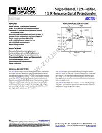 AD5293BRUZ-50-RL7 Datasheet Cover
