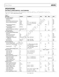 AD5293BRUZ-50-RL7 Datasheet Page 3