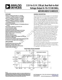 AD5323BRU-REEL7 Datasheet Cover