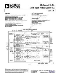AD5370BCPZ-REEL7 Datasheet Cover