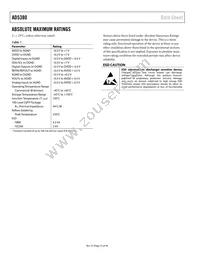 AD5380BSTZ-3 Datasheet Page 14