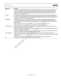 AD5383BSTZ-3 Datasheet Page 17