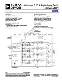 AD5384BBCZ-5REEL7 Datasheet Cover