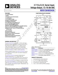 AD5542ABCPZ-REEL7 Datasheet Cover