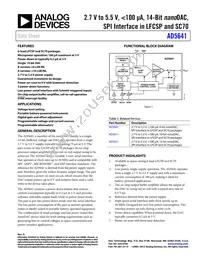 AD5641ACPZ-REEL7 Datasheet Cover