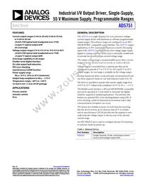 AD5751BCPZ-REEL7 Datasheet Cover