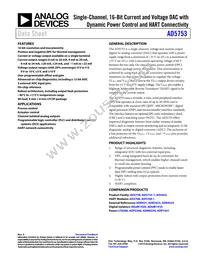 AD5753BCPZ-RL7 Datasheet Cover