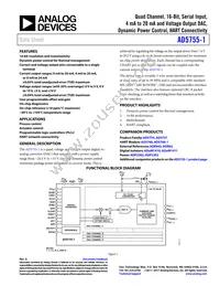 AD5755-1ACPZ-REEL7 Datasheet Cover
