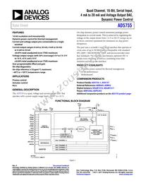 AD5755BCPZ-REEL7 Datasheet Cover