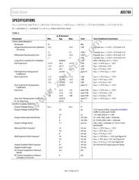 AD5760BCPZ-REEL7 Datasheet Page 3