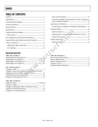AD605BRZ-RL Datasheet Page 2