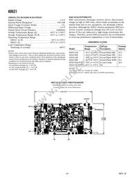 AD621BR-REEL7 Datasheet Page 4