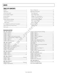 AD628AR-REEL Datasheet Page 2