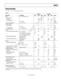 AD629BR-REEL7 Datasheet Page 3