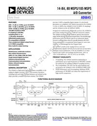 AD6645ASVZ-105 Datasheet Cover
