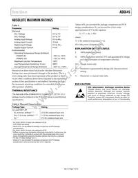 AD6645ASVZ-105 Datasheet Page 7