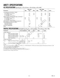 AD677KR-REEL Datasheet Page 2