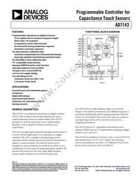 AD7143ACPZ-1500RL7 Datasheet Cover
