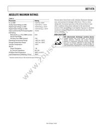 AD7147A-1ACBZ500R7 Datasheet Page 7