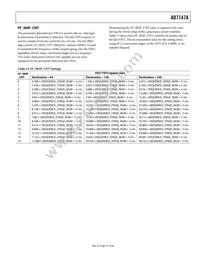 AD7147A-1ACBZ500R7 Datasheet Page 21
