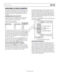 AD7148ACPZ-1500RL7 Datasheet Page 13