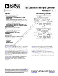 AD7153BRMZ-REEL Datasheet Cover
