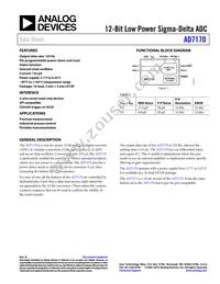AD7170BCPZ-500RL7 Datasheet Cover
