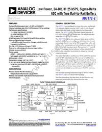AD7172-2BRUZ-RL7 Datasheet Cover