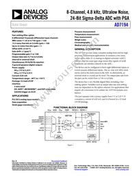 AD7194BCPZ-REEL Datasheet Cover